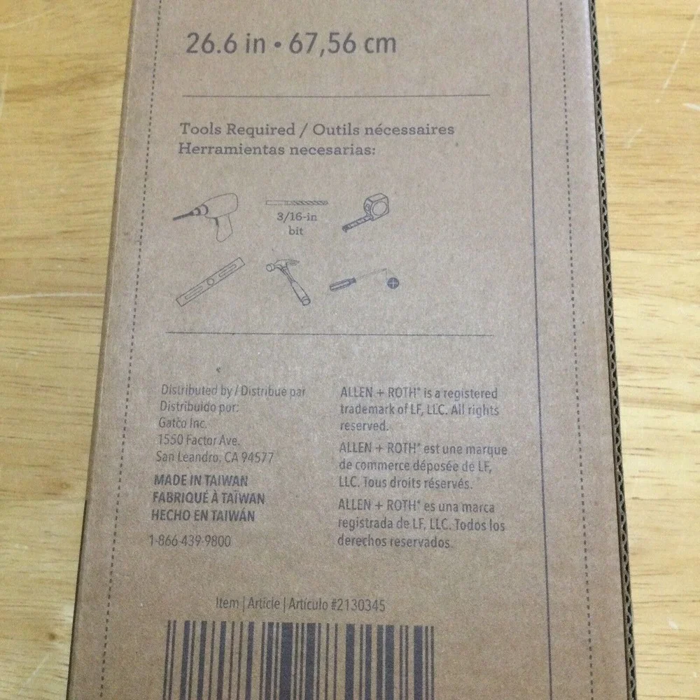 Allen + Roth Latitude 2 Brushed Bronze 24